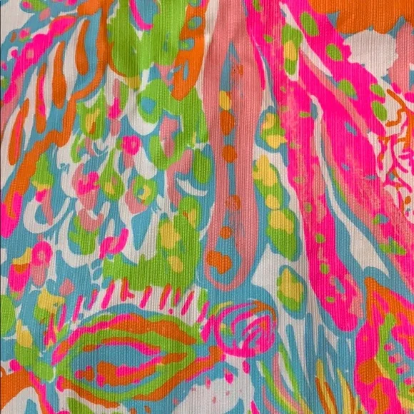 Lily Pulitzer Shift Dress with Gold Detail - Picture 4 of 4